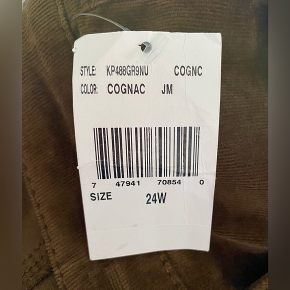 NEW w/TAGS KUT from the KLOTH HIGH RISE DIANA FAB AB SKINNY CORDUROY Size 24W - Picture 7 of 11